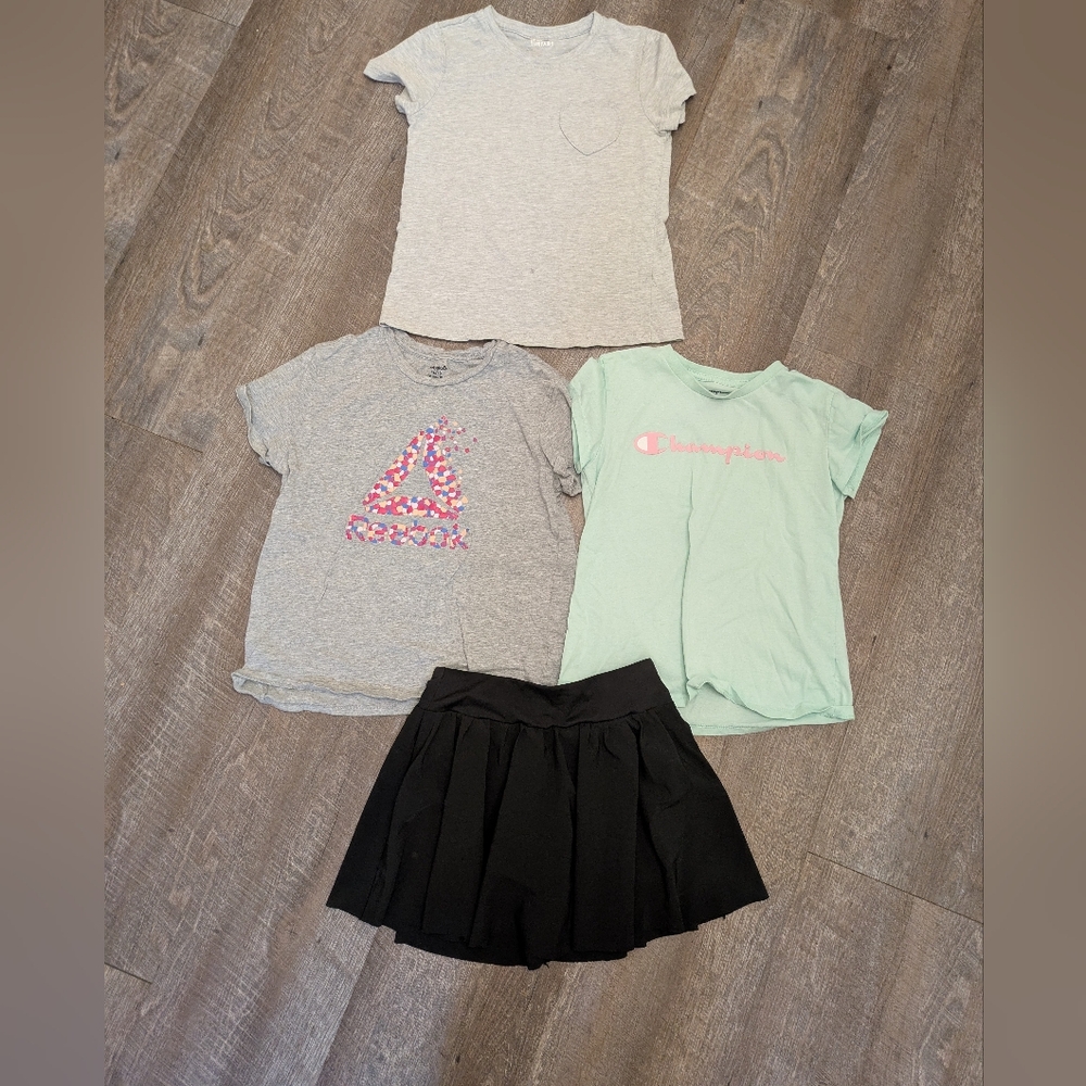 Athletic Kids Skort And Shirt Set